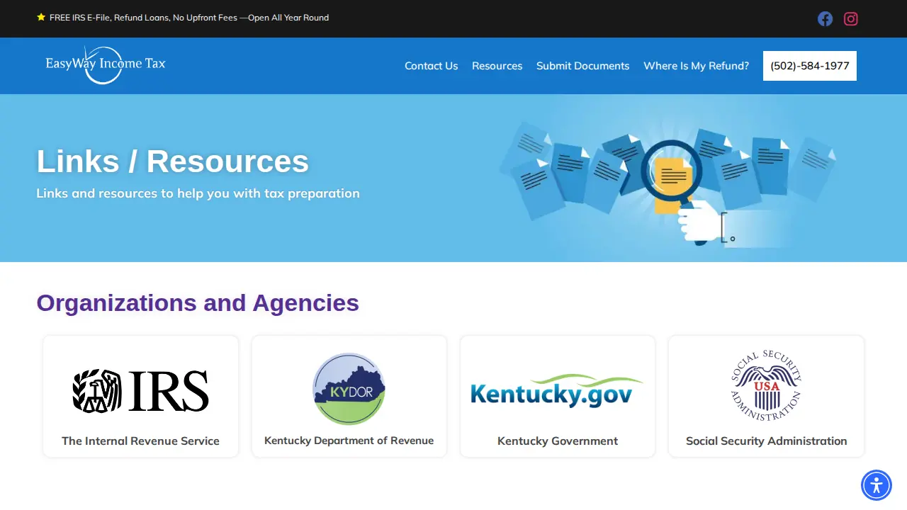 Easyway Notary service page