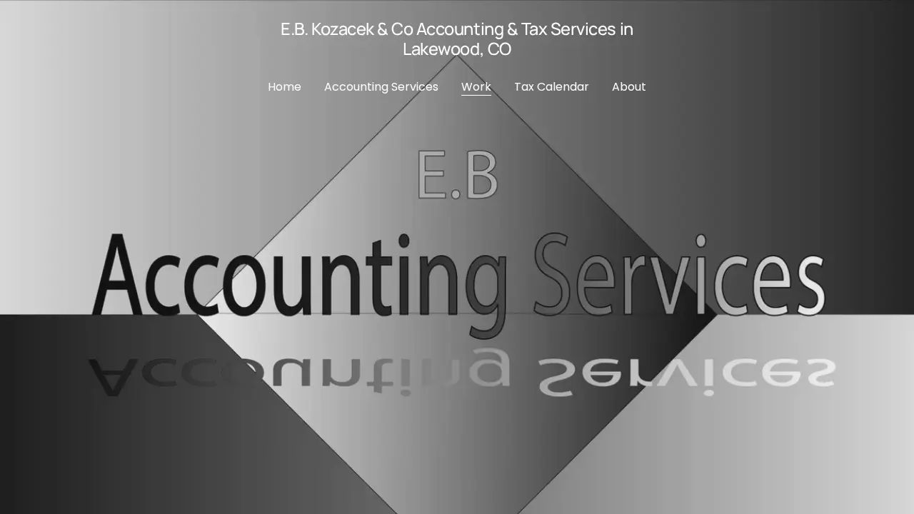 E B Kozacek & Co page