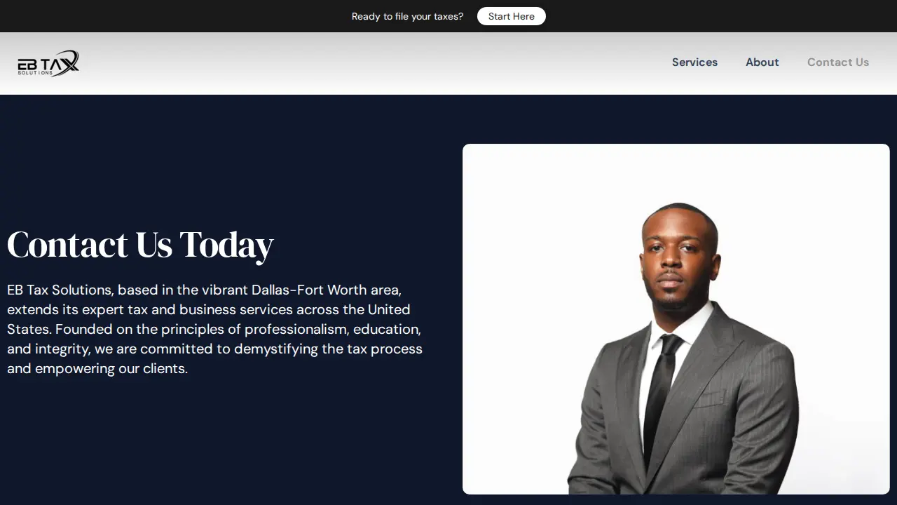 EB Tax Solutions LLC page