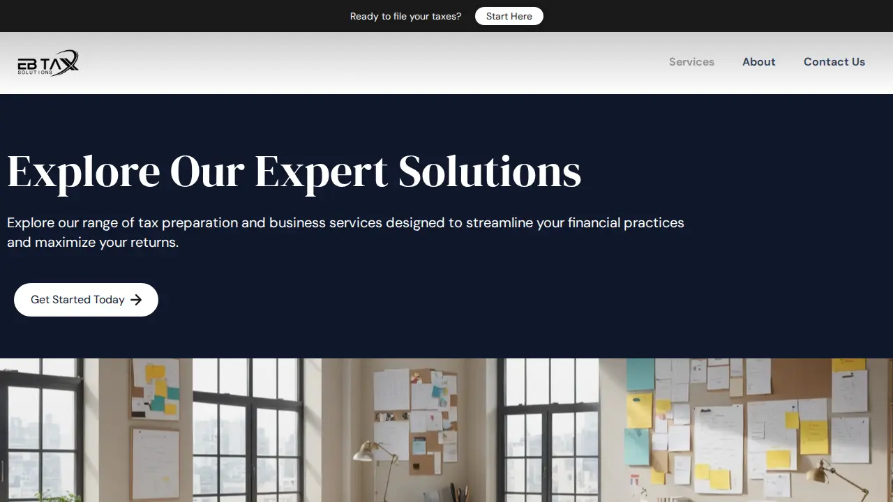 EB Tax Solutions LLC page