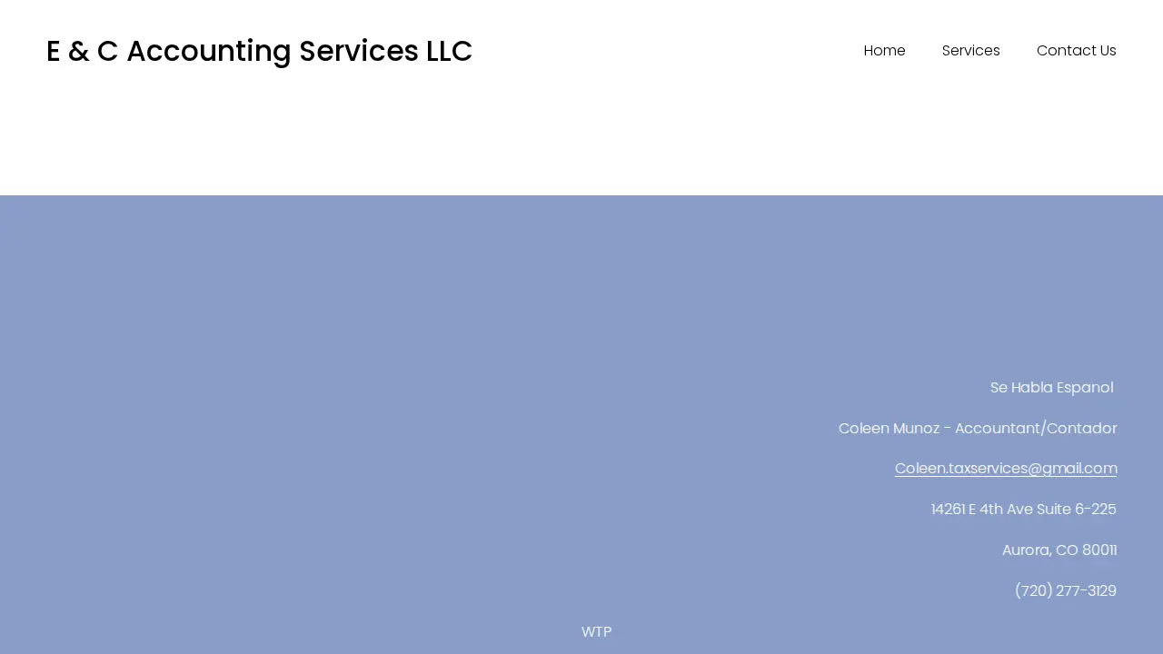 E & C Accounting Services LLC page