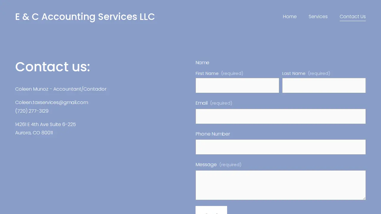 E & C Accounting Services LLC page