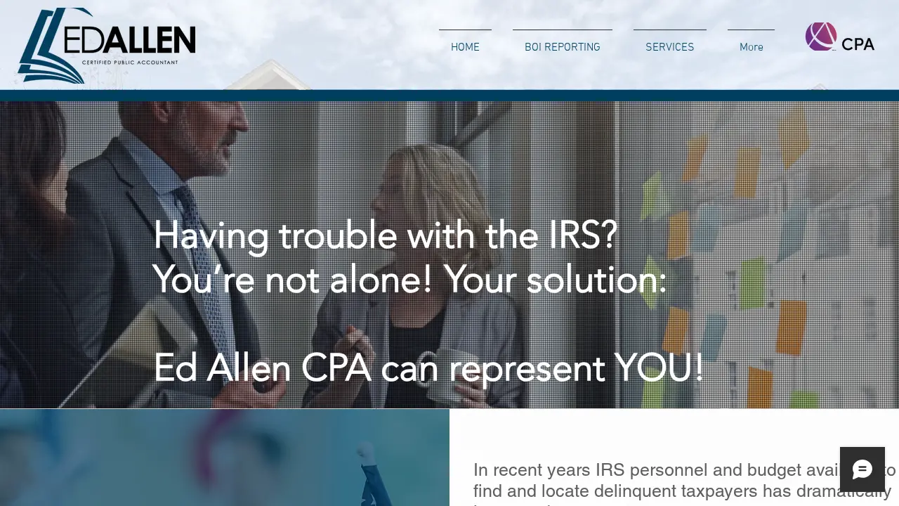 Allen Consulting - Ed Allen, CPA page