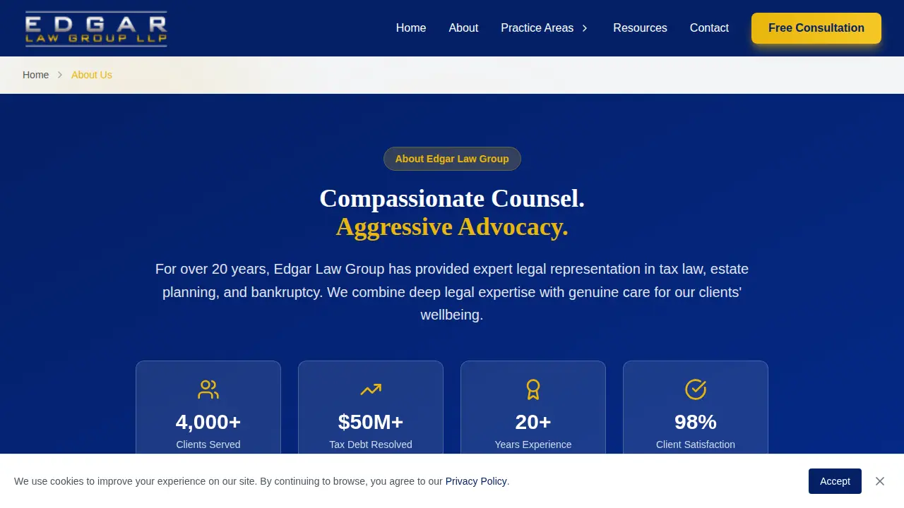 Edgar Law Group, LLP page