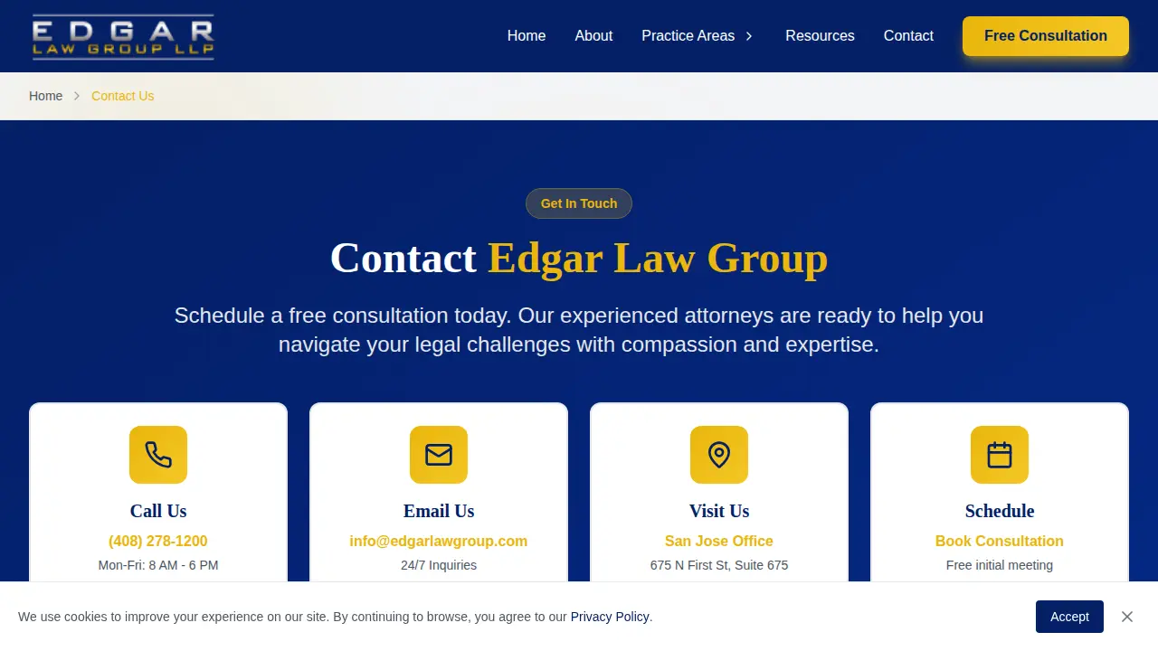 Edgar Law Group, LLP page