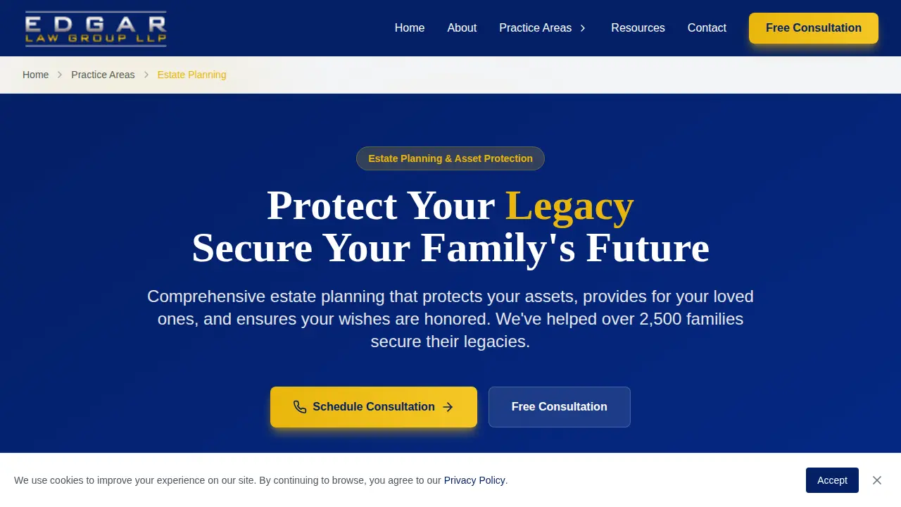 Edgar Law Group, LLP page