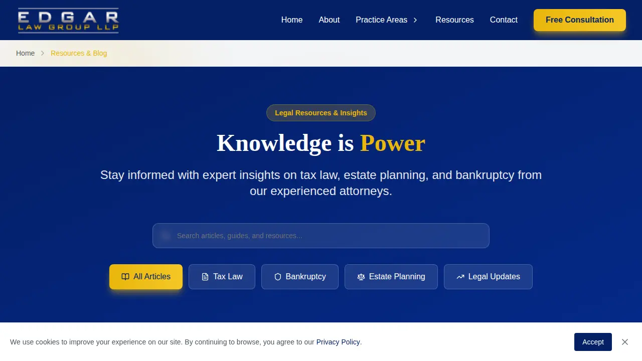 Edgar Law Group, LLP page