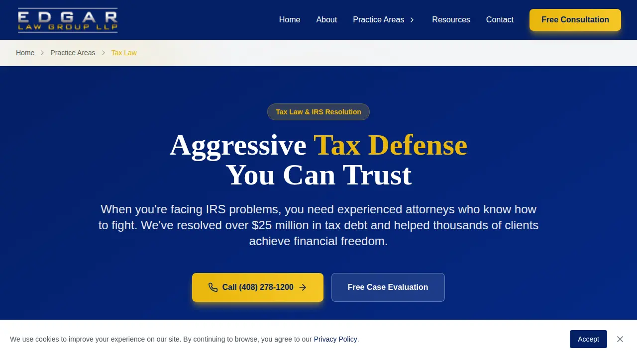 Edgar Law Group, LLP page