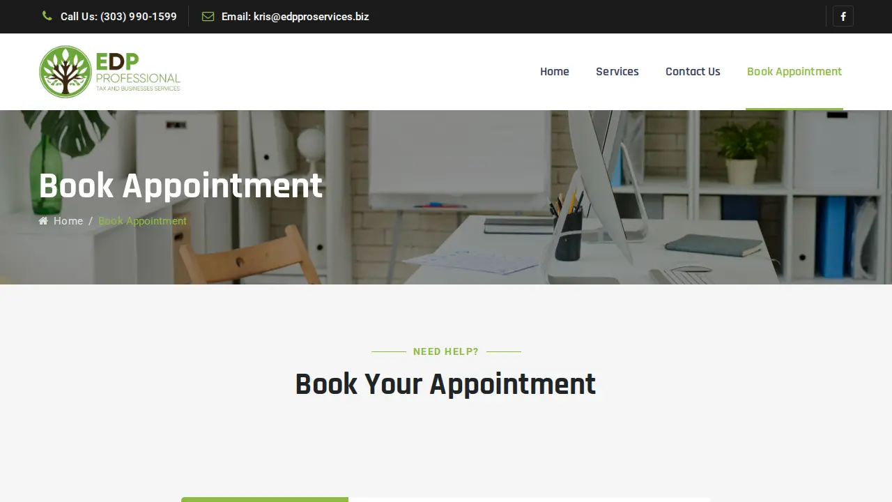 EDP Professional Services page