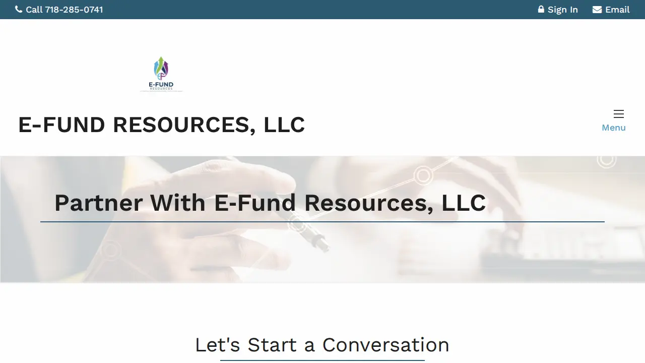 E-Funding Resources, LLC page