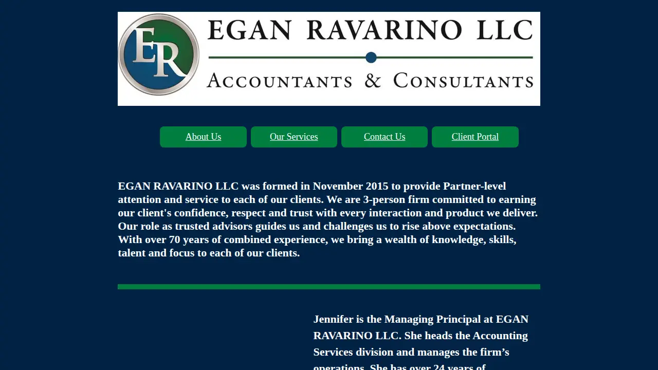 EGAN RAVARINO LLC website