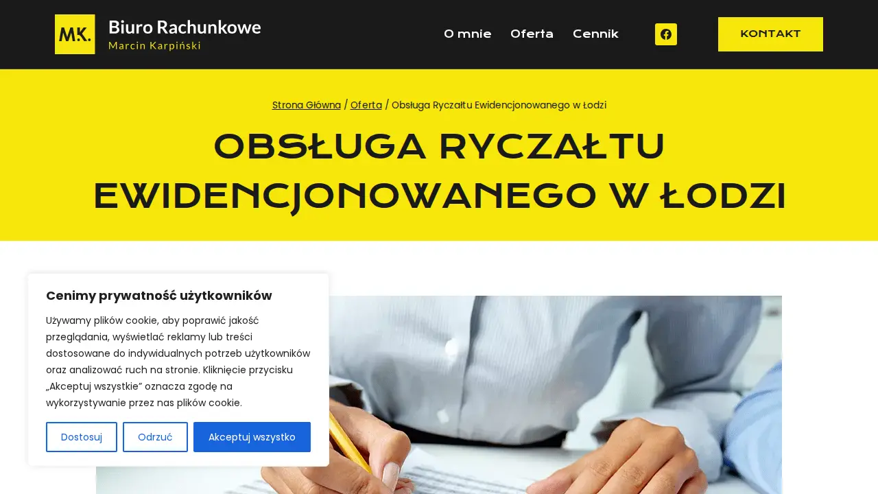 Biuro Rachunkowe Ekspert Podatkowy Marcin Karpiński page