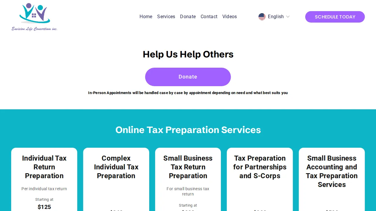 Envision Life Consortium Inc page