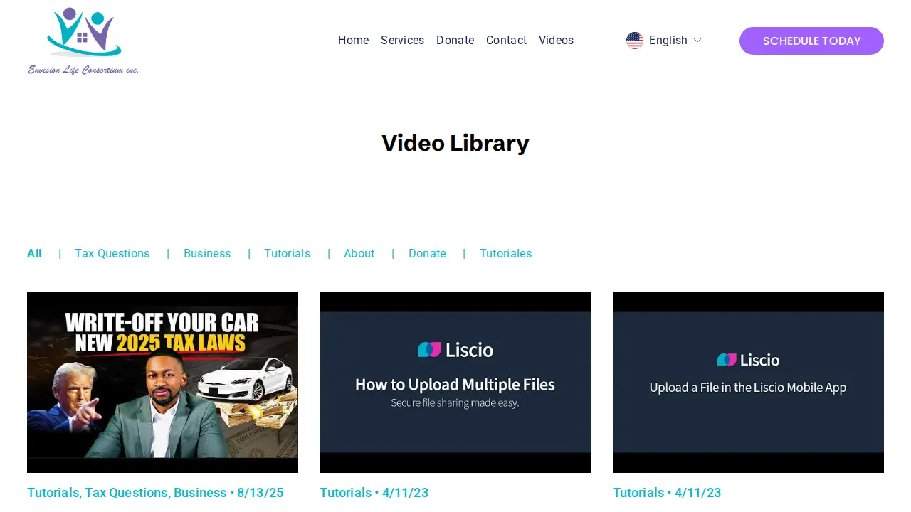 Envision Life Consortium Inc page