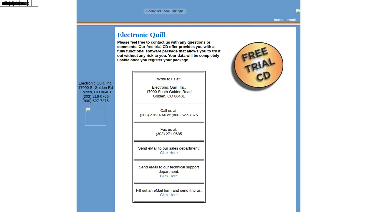 Electronic Quill, Inc. page