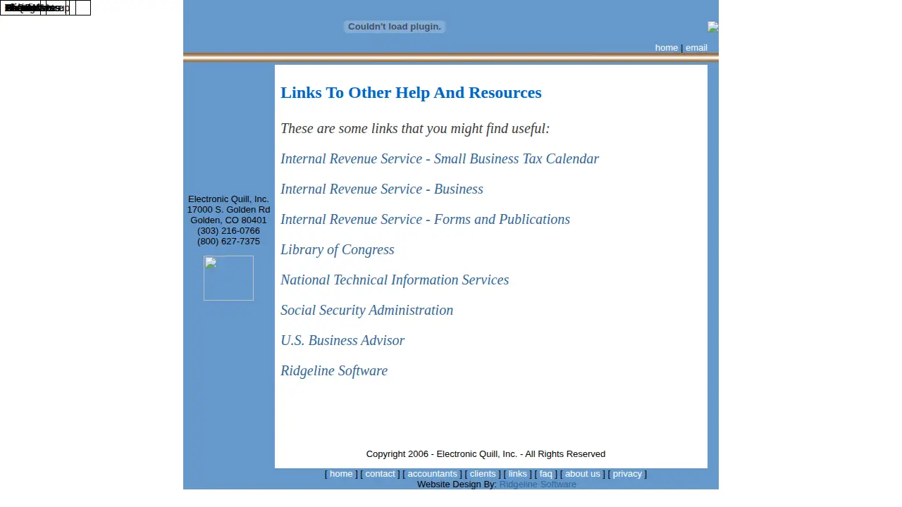 Electronic Quill, Inc. page