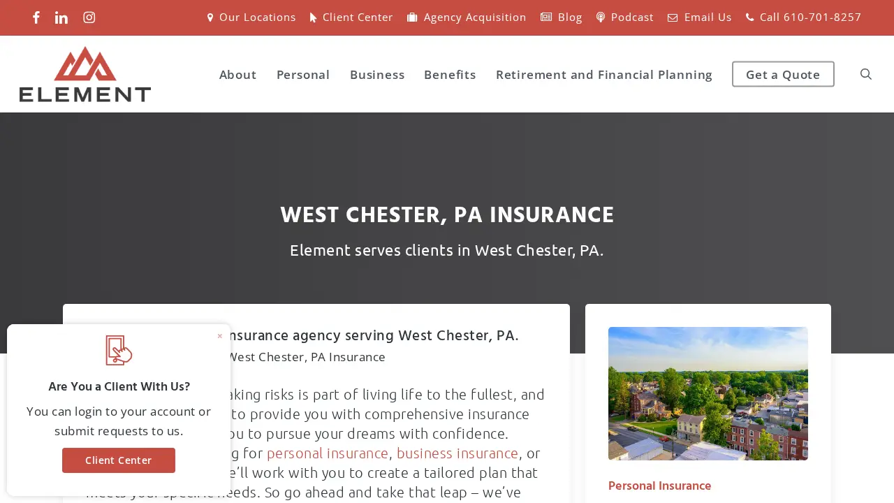 Element | Insurance Agency - West Chester