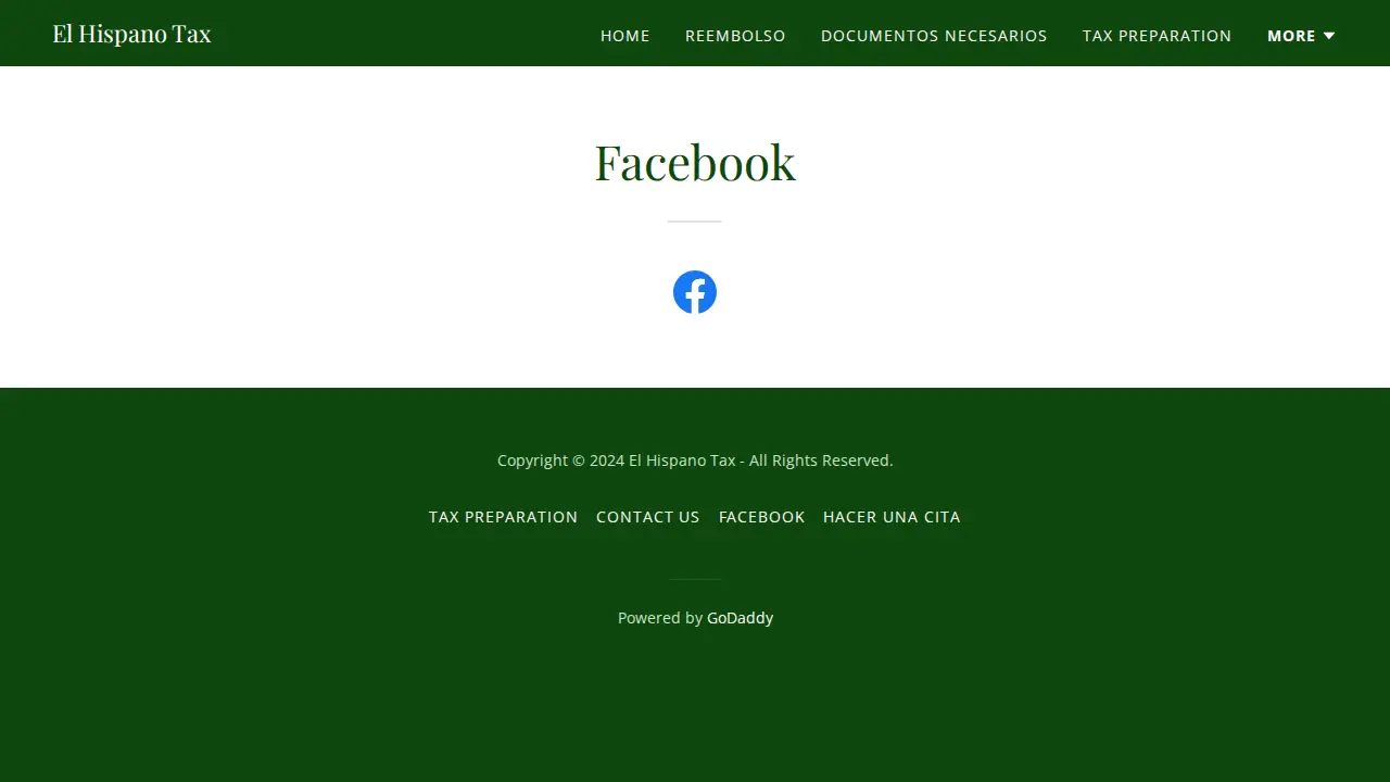 El Hispano Tax page
