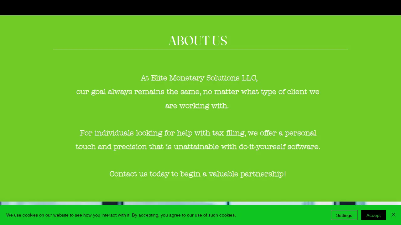 Elite Monetary Solutions LLC page