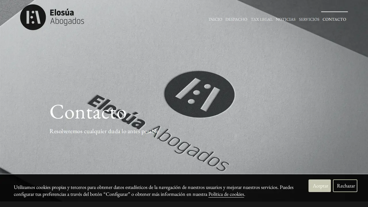 Elosúa Abogados page