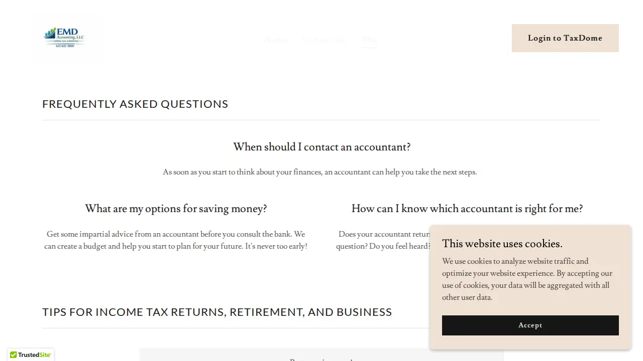 EMD Accounting, LLC page