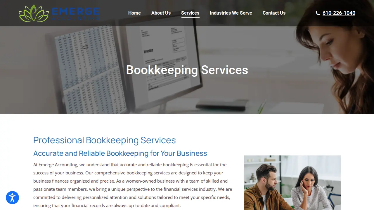 Emerge Accounting Group, PC page