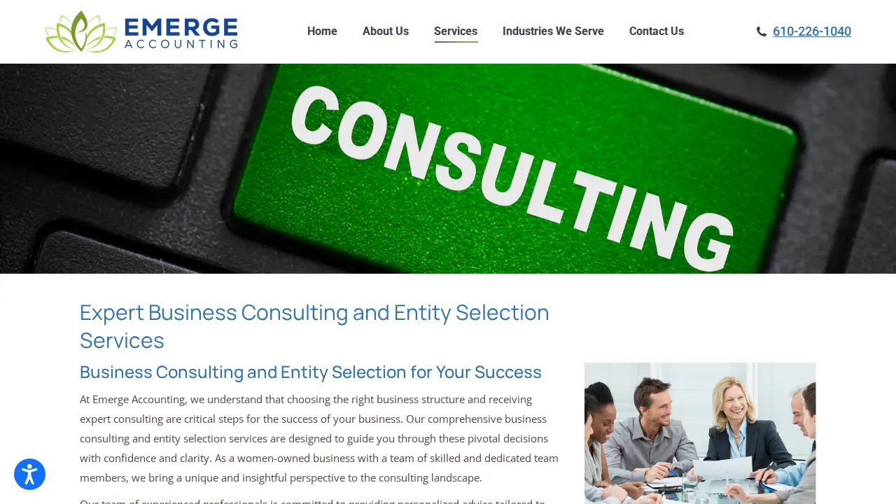 Emerge Accounting Group, PC page