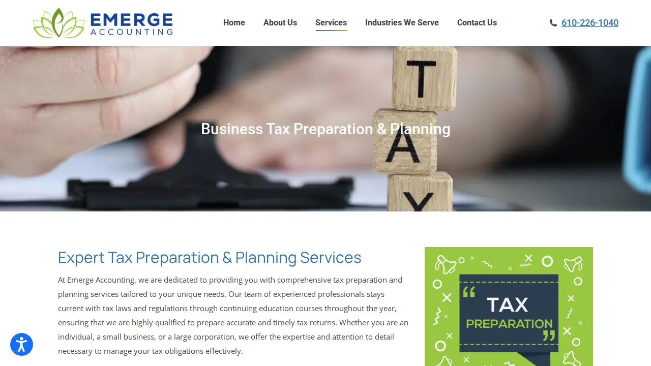 Emerge Accounting Group, PC page