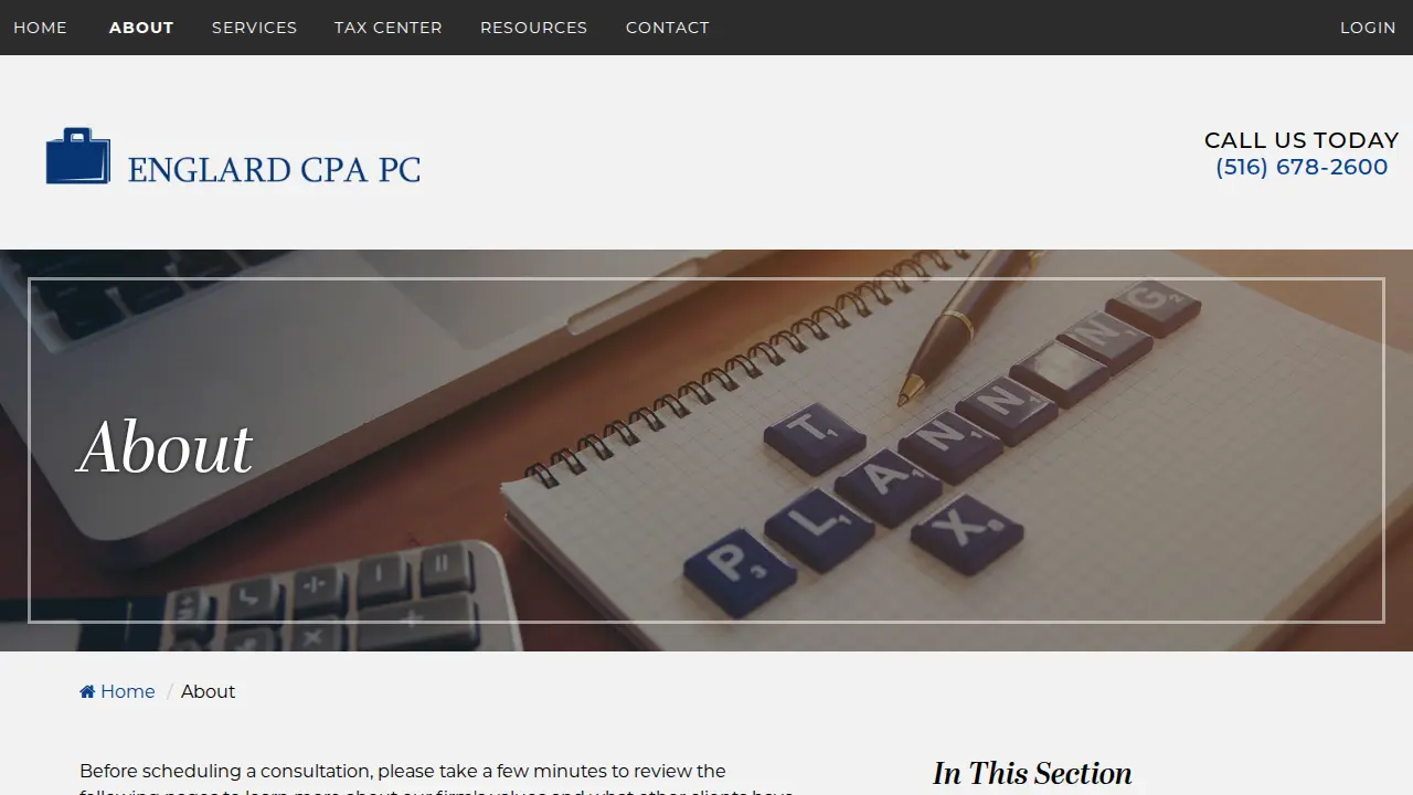 Englard CPA page