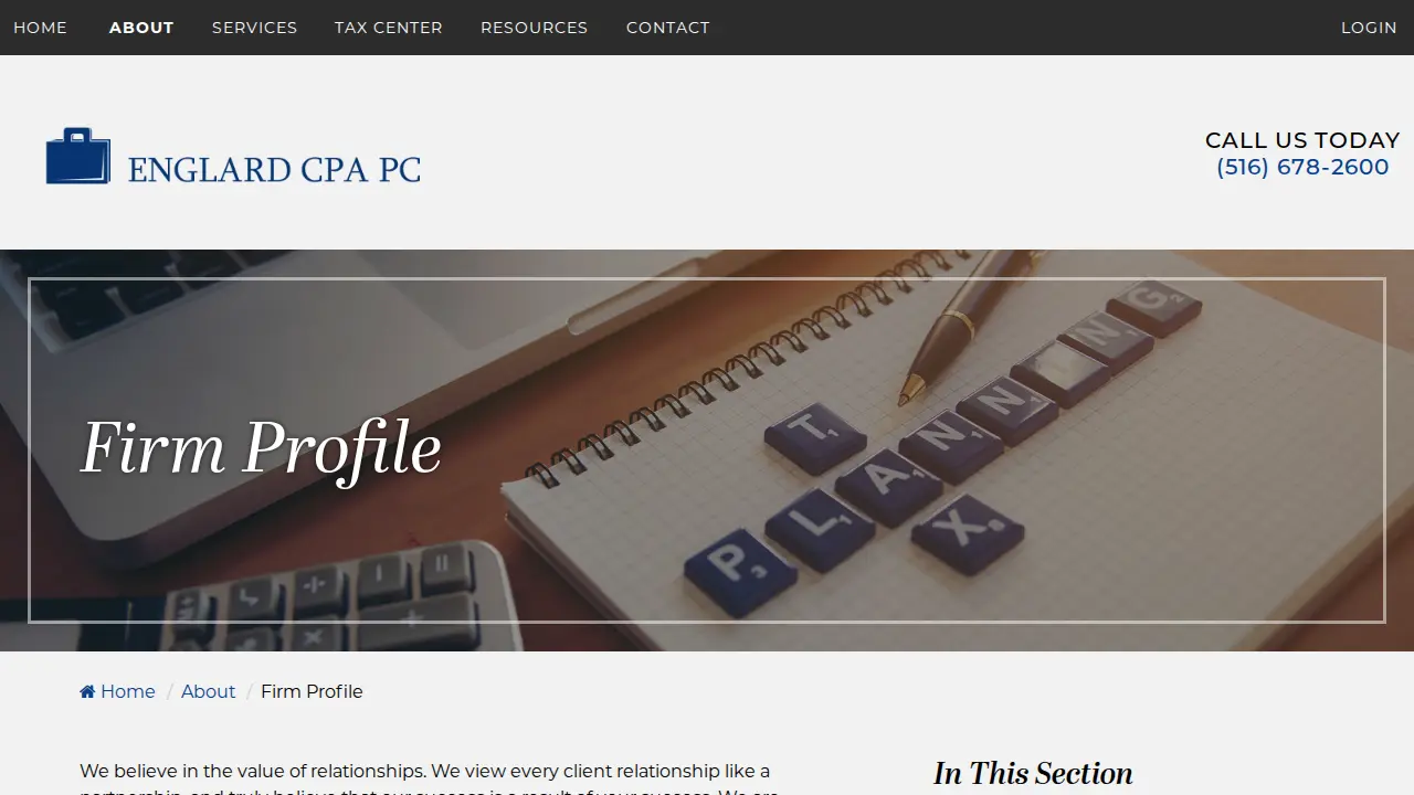 Englard CPA page