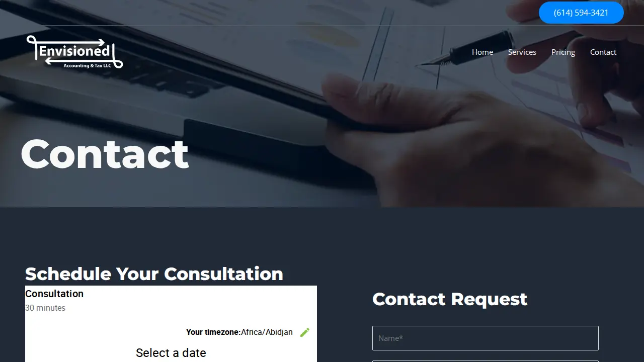 Envisioned Accounting and Tax LLC page