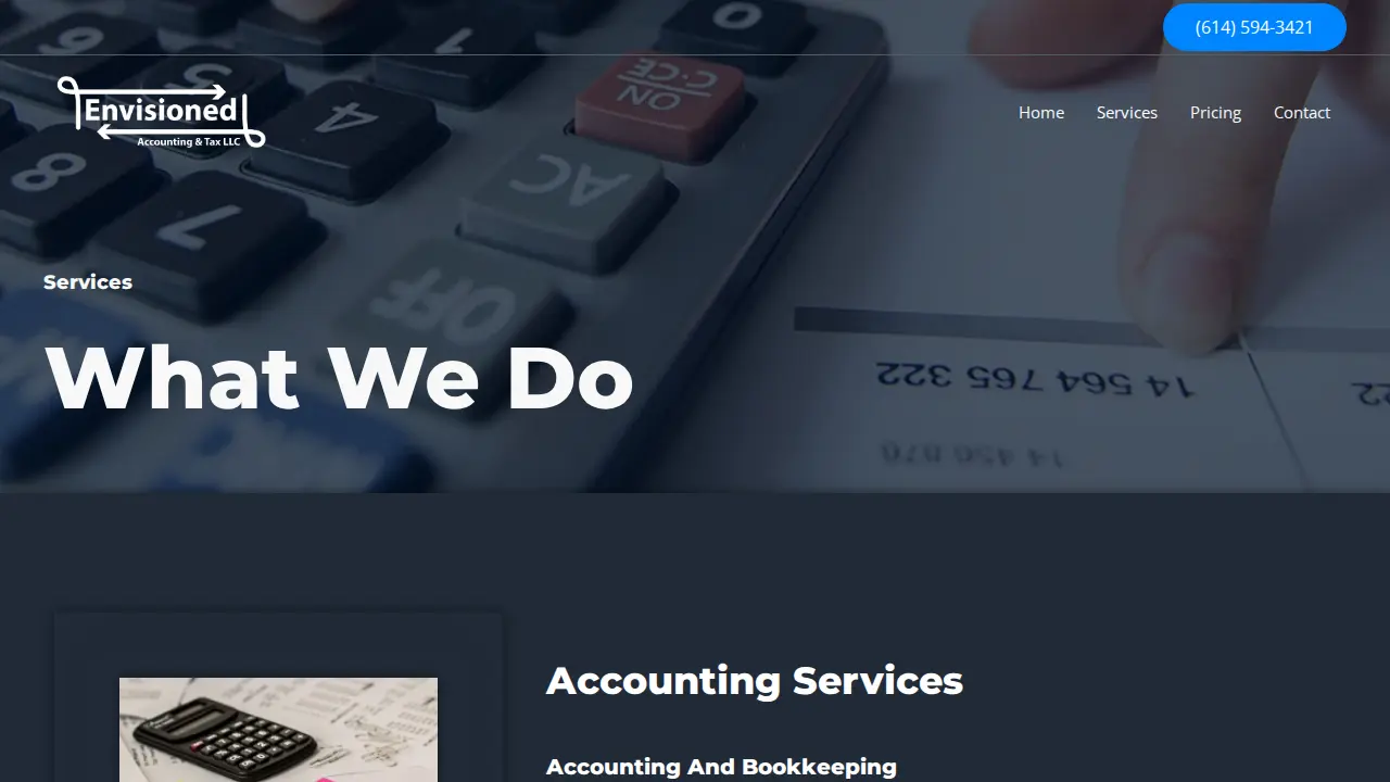 Envisioned Accounting and Tax LLC page