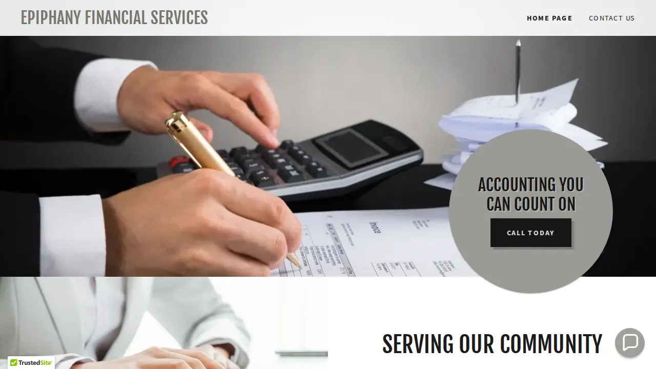 Epiphany Financial Services page