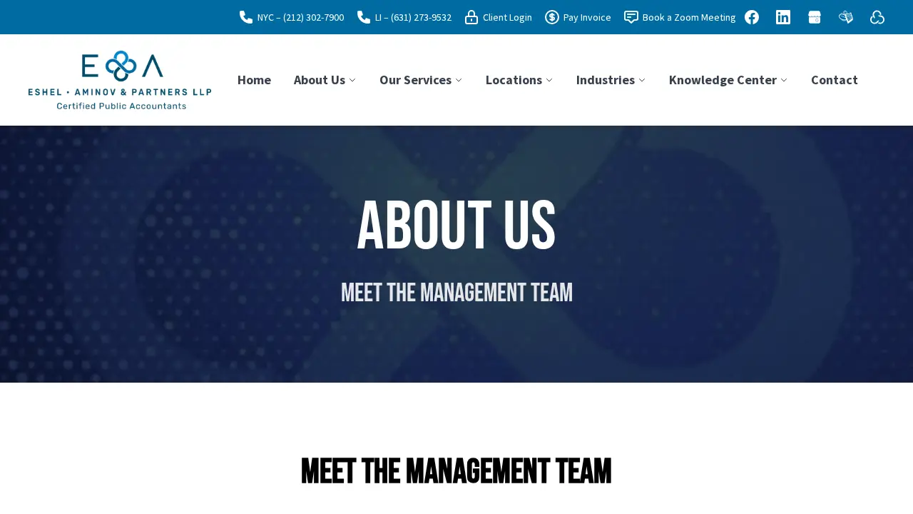 Eshel, Aminov and Partners page