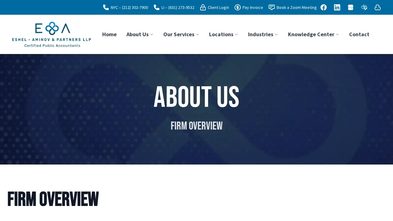 Eshel, Aminov and Partners page