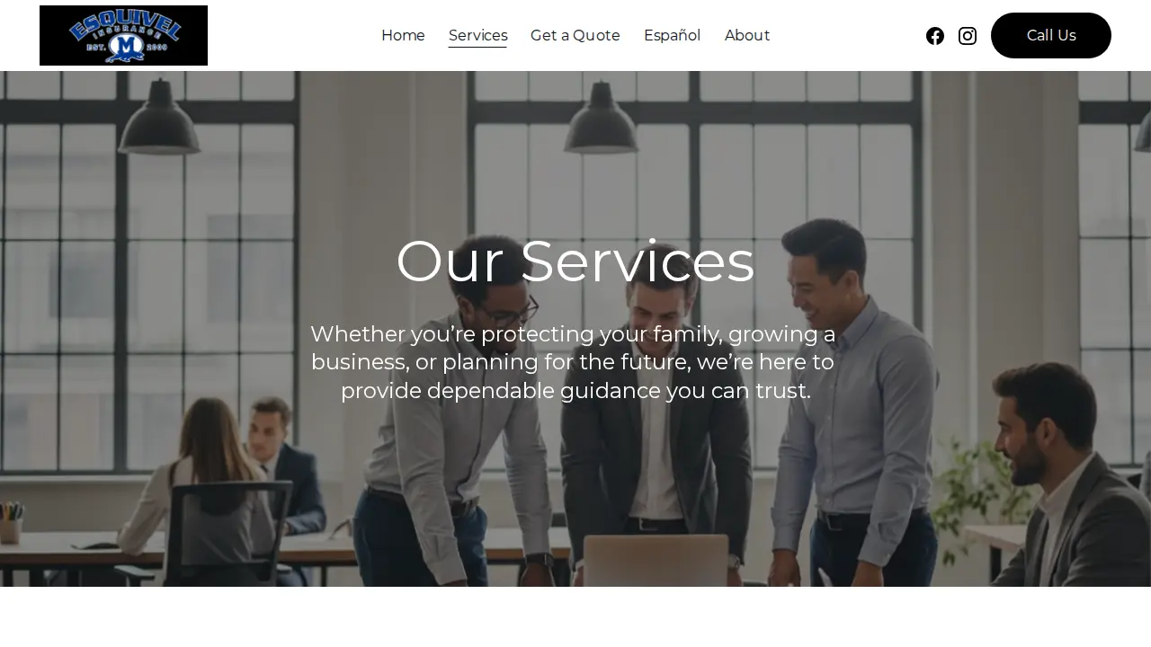 ESQUIVEL INSURANCE & TAX SERVICES page
