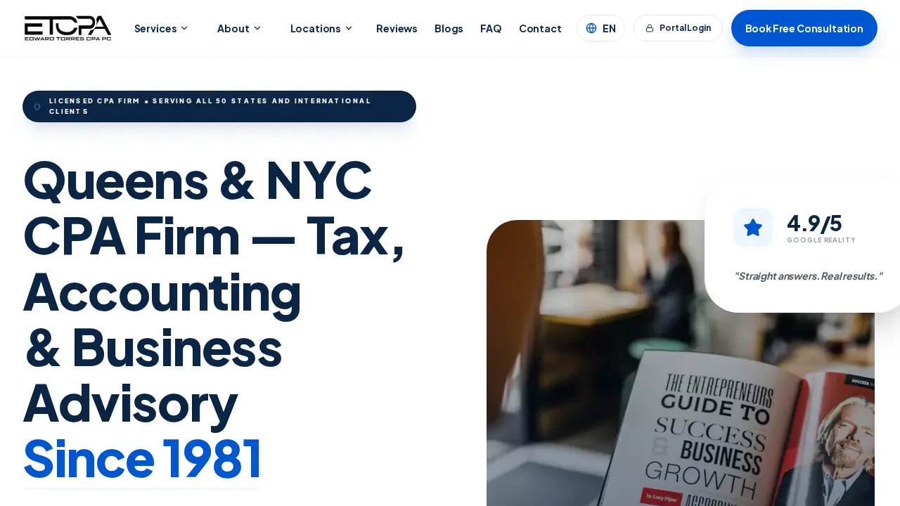 Edward Torres, CPA PC | Tax & Accounting Services in New York