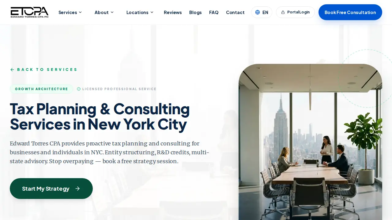 Edward Torres, CPA PC | Tax & Accounting Services in New York page