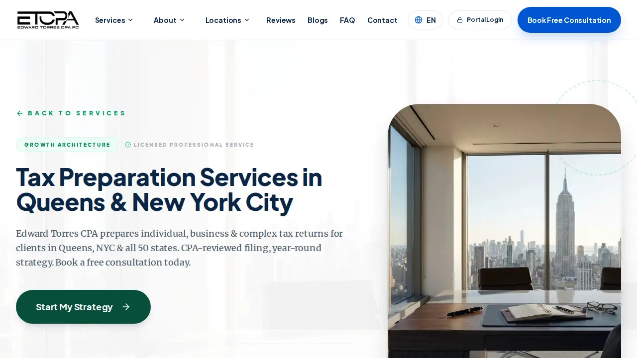 Edward Torres, CPA PC | Tax & Accounting Services in New York page