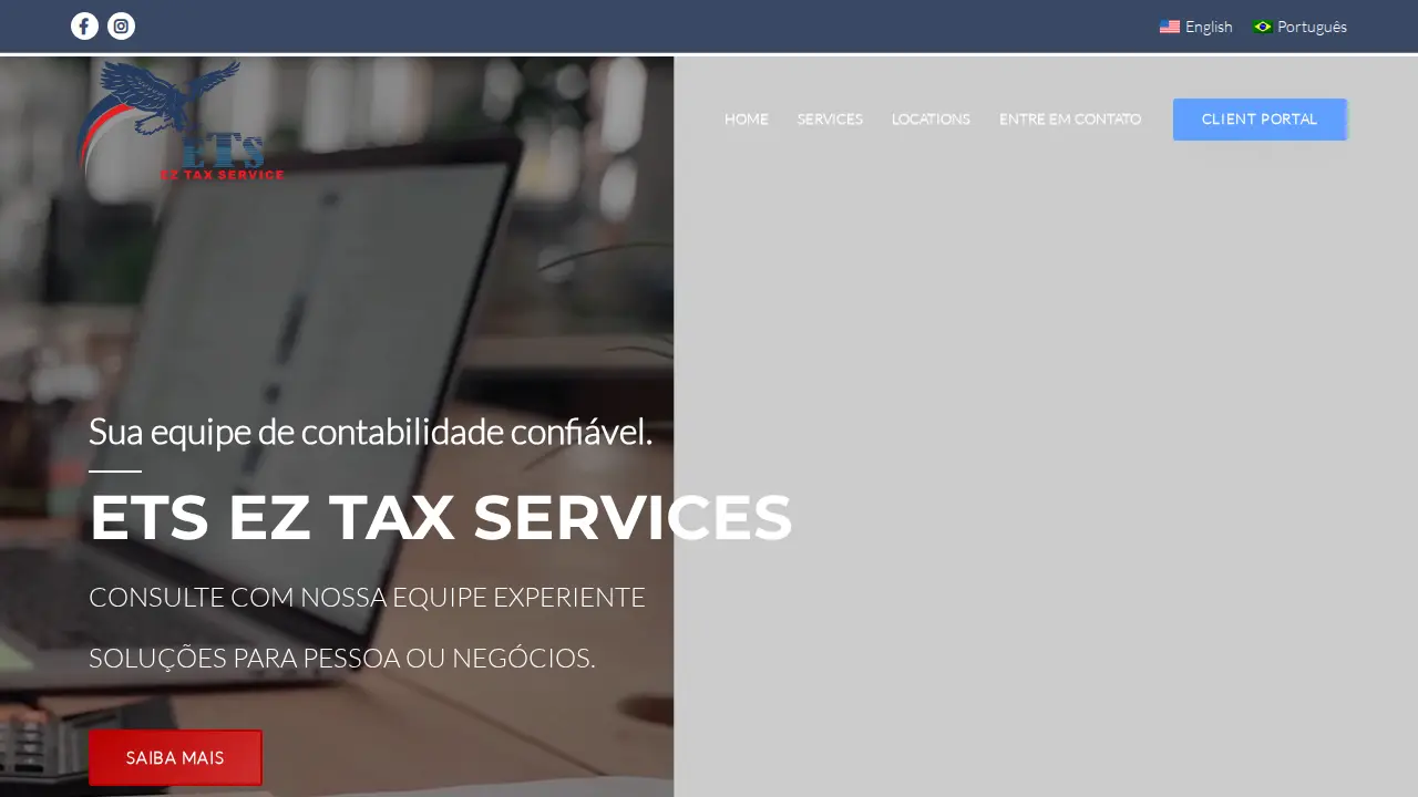 ETS Tax Service page