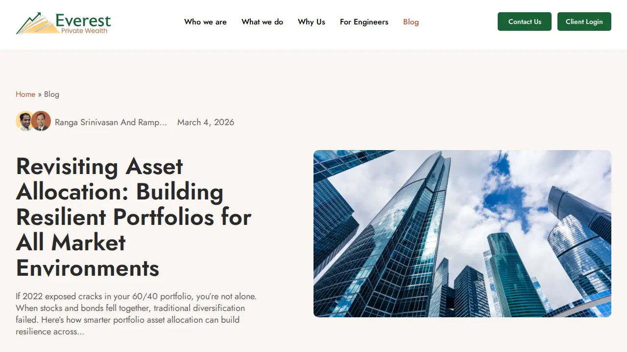 Everest Private Wealth page