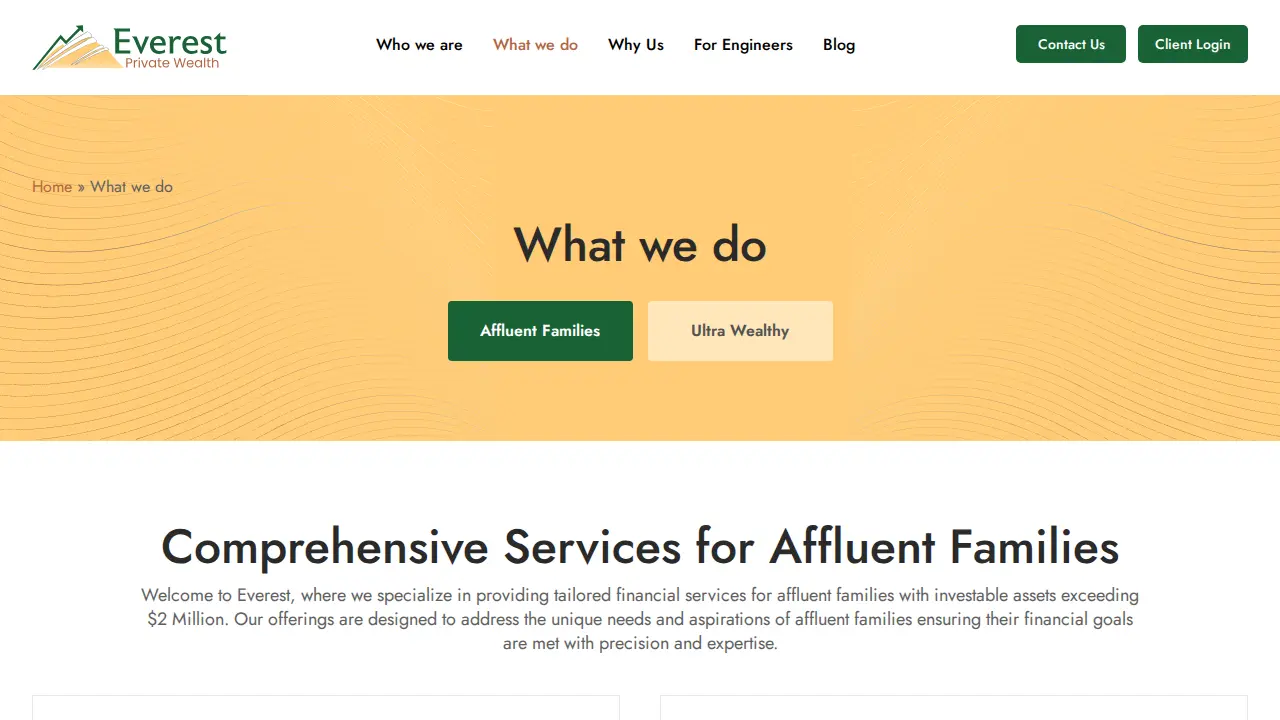 Everest Private Wealth page