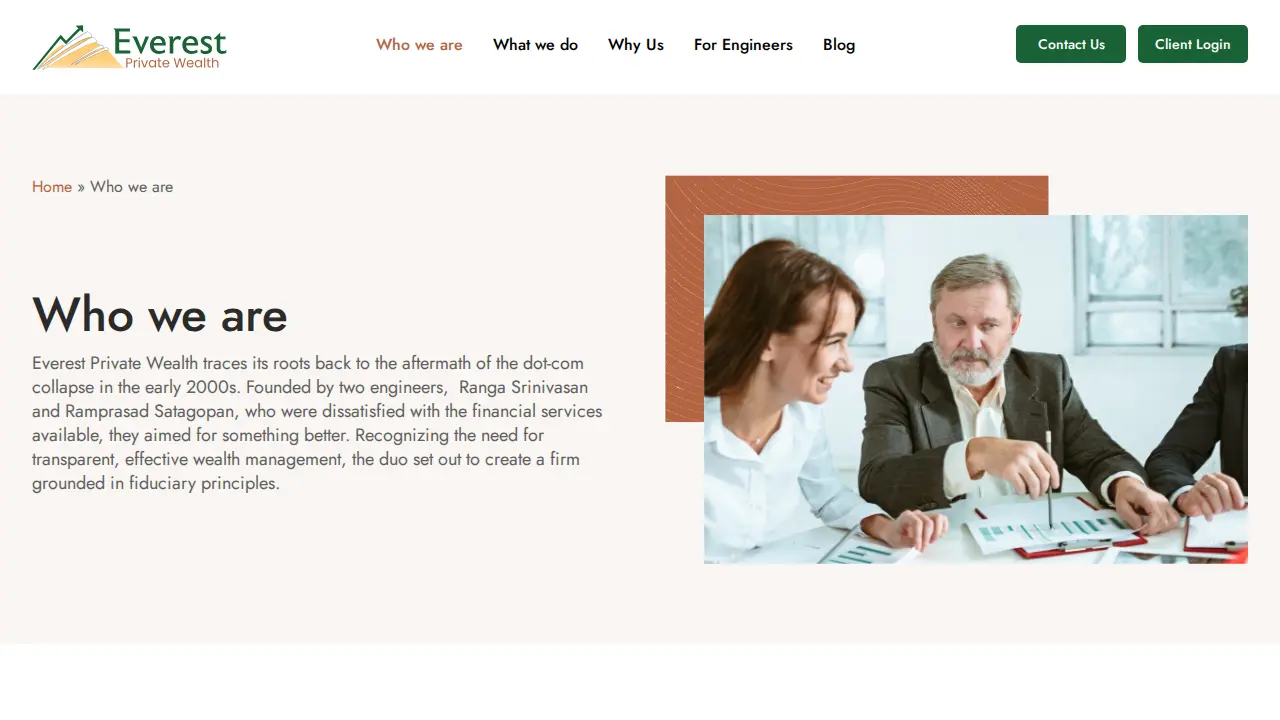 Everest Private Wealth page