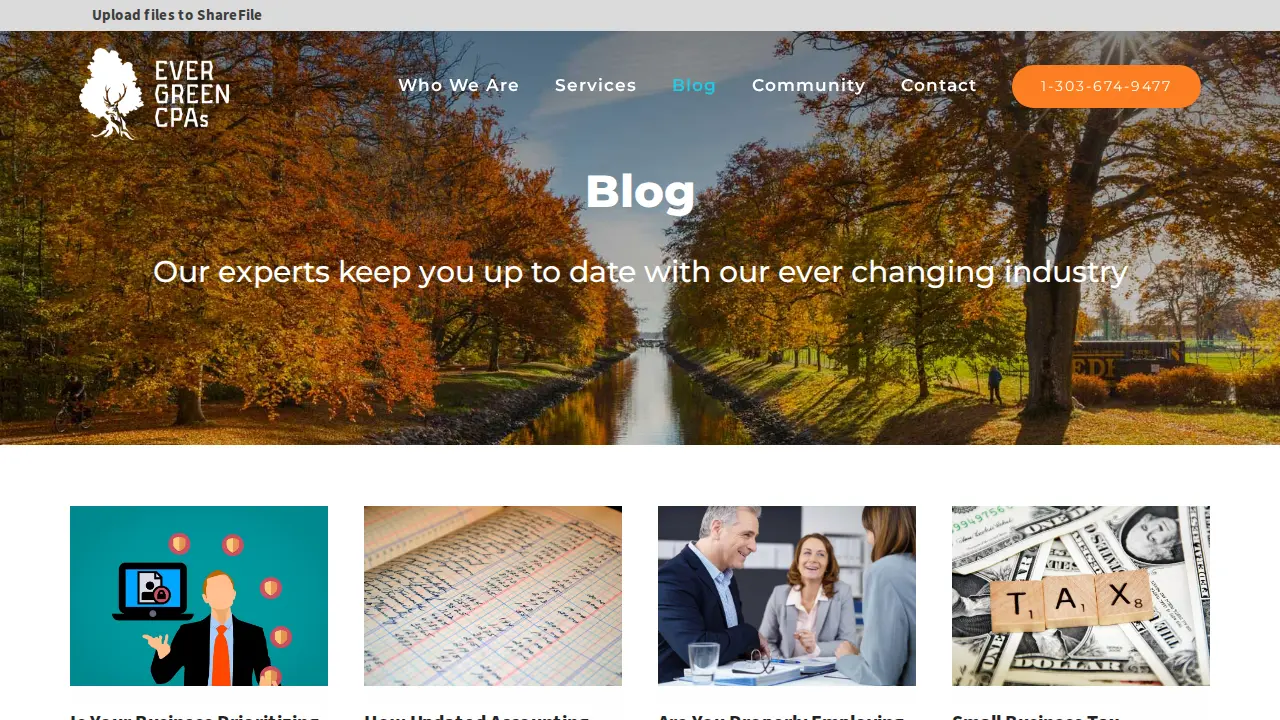 Evergreen CPAs page