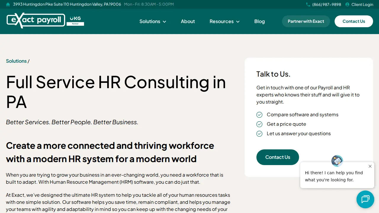 Exact Payroll Inc page