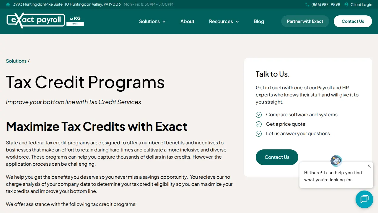 Exact Payroll Inc page
