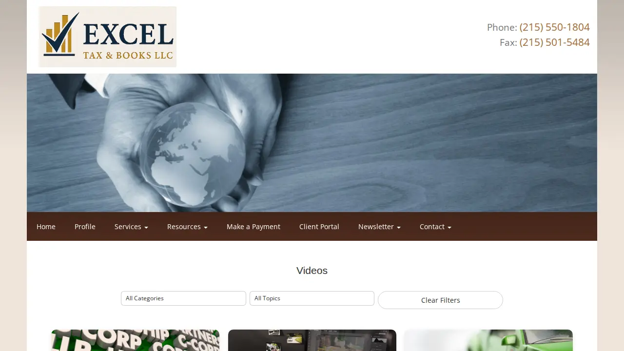 Excel Tax & Books LLC page