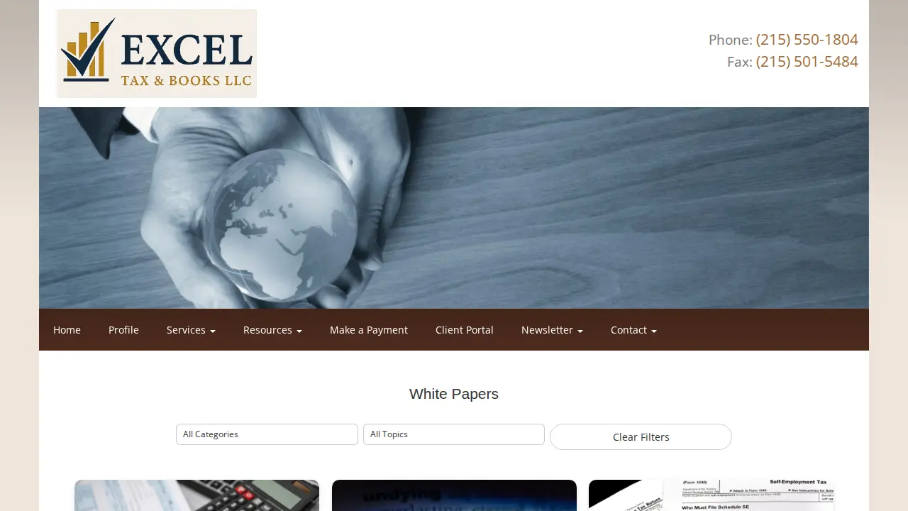 Excel Tax & Books LLC page