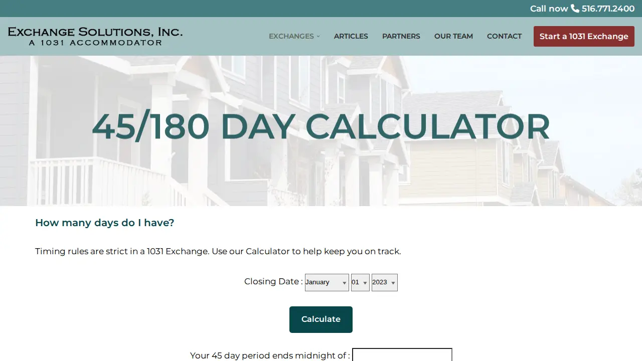Exchange Solutions Inc. page