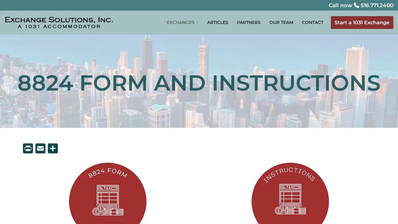 Exchange Solutions Inc. page
